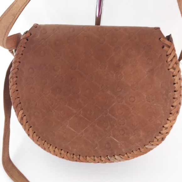 Vintage handmade Crossbody bag flowers geo… - Picture 5 of 5